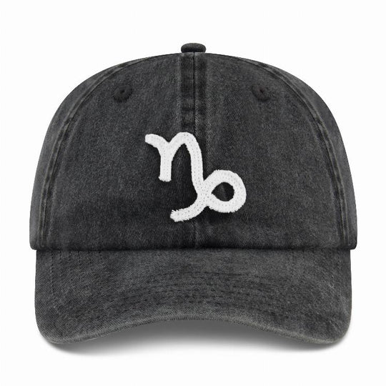 Vintage Capricorn - Cap - Black Snow - The Laundry Room
