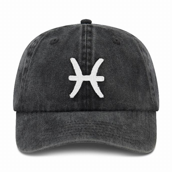 Vintage Pisces - Cap - Black Snow - The Laundry Room