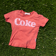 Coke Patchwork - Baby Tee - Vintage Red - The Laundry Room