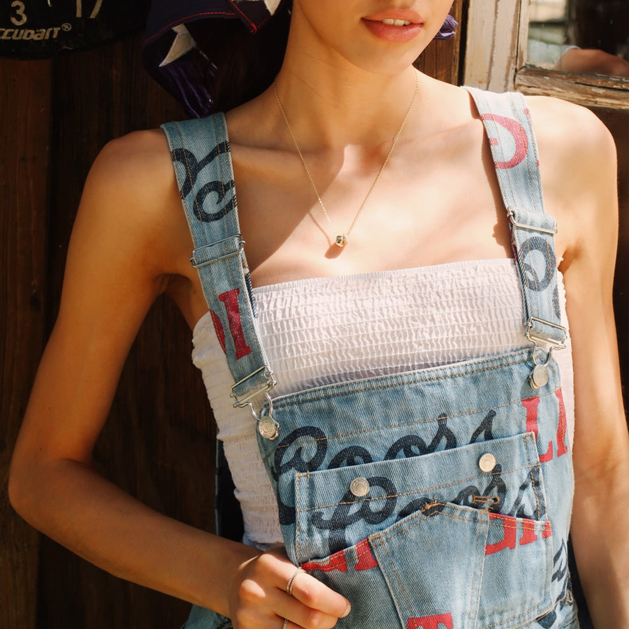 Coors Light Big Colors Logo - Printed Denim Shortall - Salton Sea - The Laundry Room
