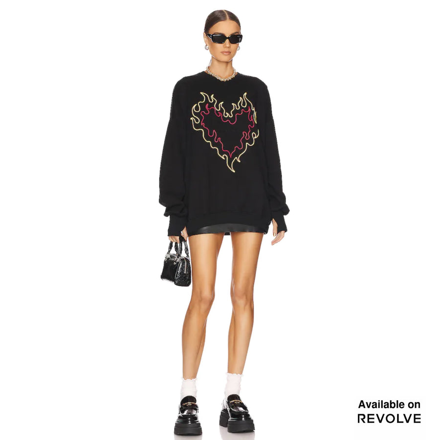 Burn Heart - Jump Jumper - Black Black / XS