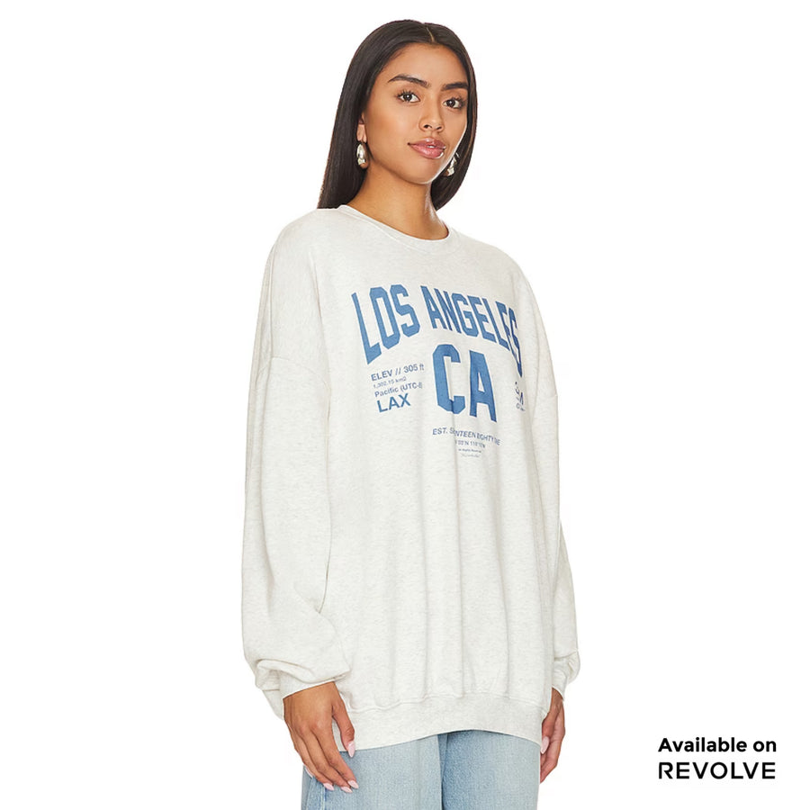 Welcome To Los Angeles - Jump Jumper - Pebble Heather Pebble Heather / XS