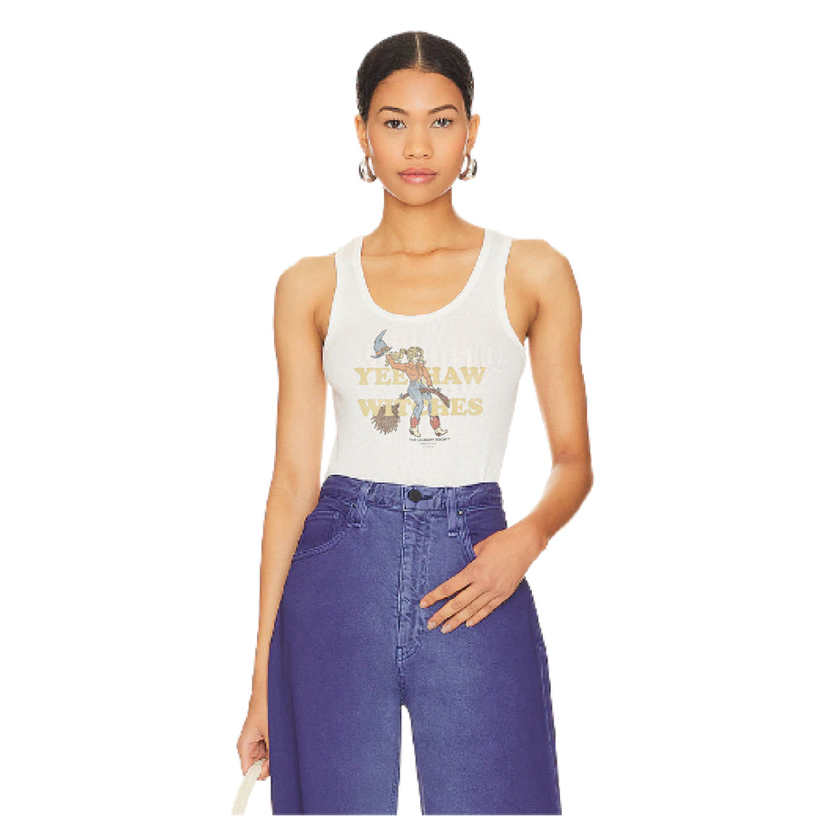 Yeehaw Witches - Rib Tank - White - The Laundry Room