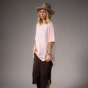 Essentials - Oversized Tee - Blush Pink Blush Pink / XS