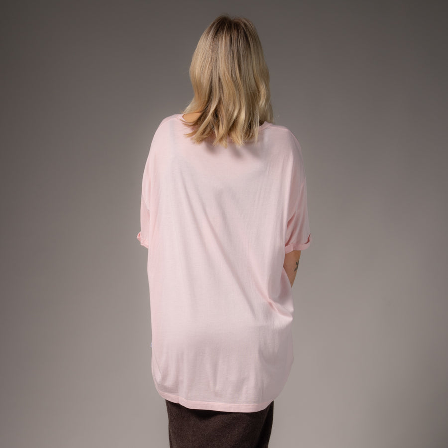 Essentials - Oversized Tee - Blush Pink Blush Pink / XS