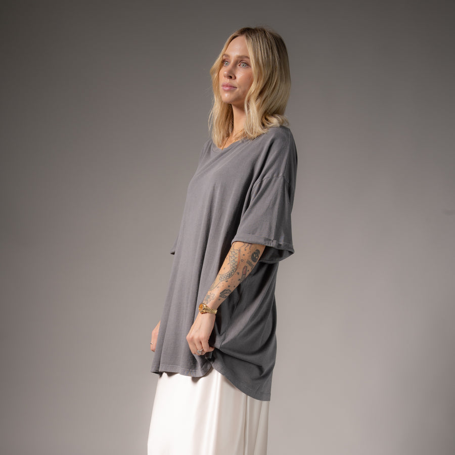 Essentials - Oversized Tee - Gravity Grey Gravity Grey / XS