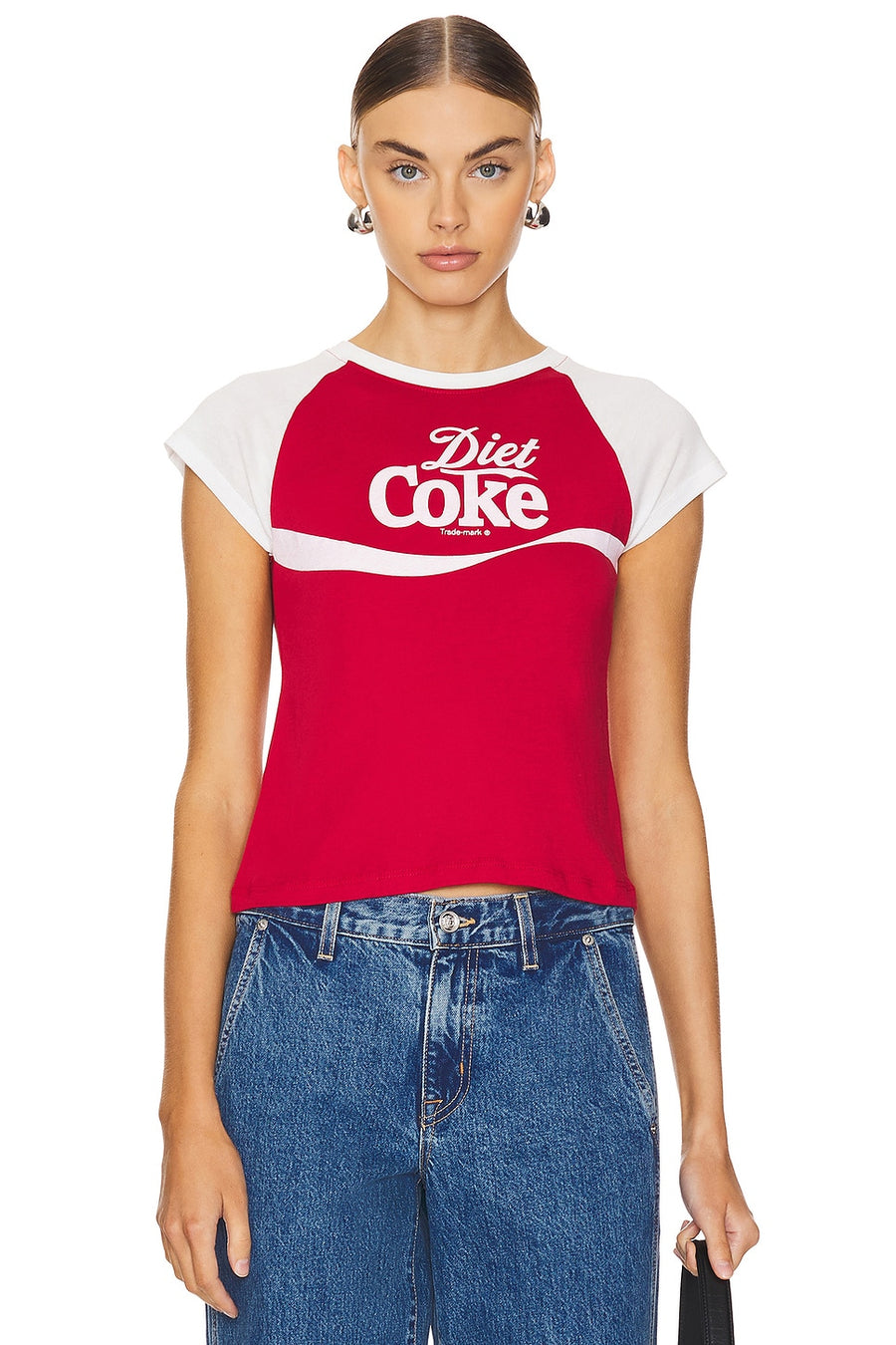Diet Coke 94 - Raglan Baby Tee - Red & White - The Laundry Room