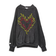 Burn Heart - Hideout Hoodie - Black Snow - The Laundry Room