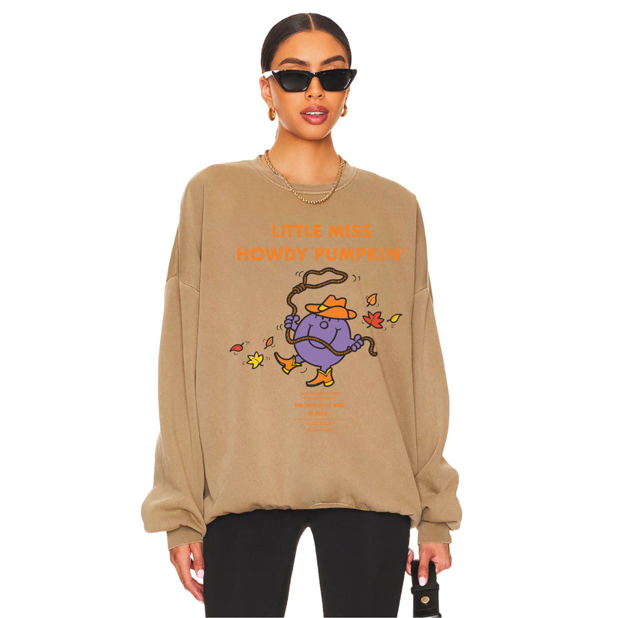Little Miss Howdy Pumpkin - Jump Jumper - Camel Gold - The Laundry Room