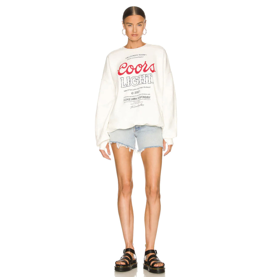 Coors Light Official Tm - Jump Jumper - White - The Laundry Room