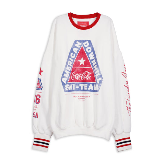 American Downhill Ski Team - Jump Jumper - White & Red & Blue - The Laundry Room