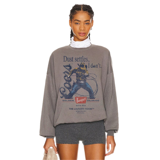 Dust Settles I Don'T - Jump Jumper - Gravity Grey - The Laundry Room