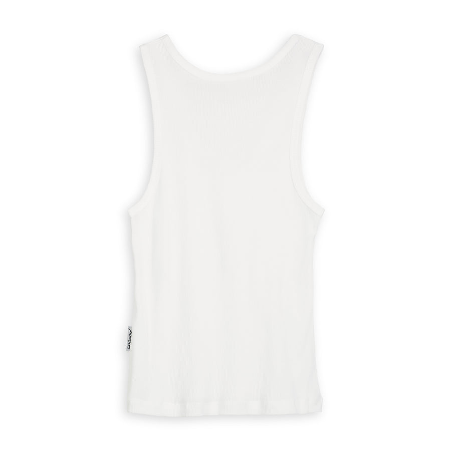 Essentials - Rib Tank - White