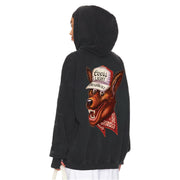 Beer Wolf Patch - Hideout Hoodie - Black Snow - The Laundry Room