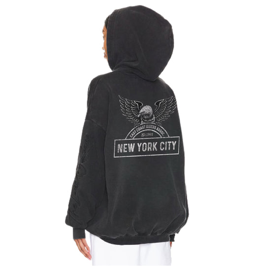 East Coast Riders - Hideout Hoodie - Black Snow - The Laundry Room