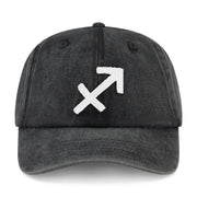Vintage Sagittarius - Papa Cap - Black Snow