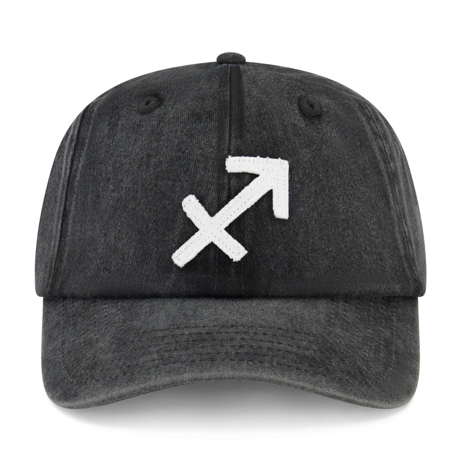 Vintage Sagittarius - Papa Cap - Black Snow
