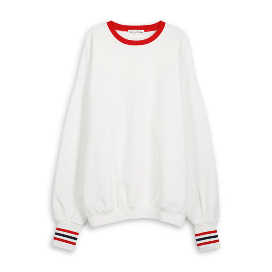 Essentials - Jump Jumper - White & Red - The Laundry Room