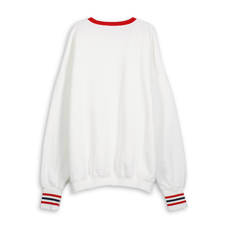 Essentials - Jump Jumper - White & Red - The Laundry Room