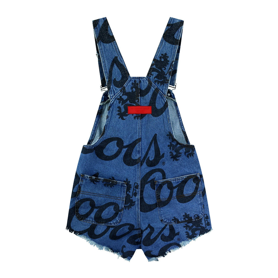 Coors Banquet Big Logo - Printed Denim Shortall - Salton Sea