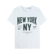 Welcome To New York - Oversized Tee - White