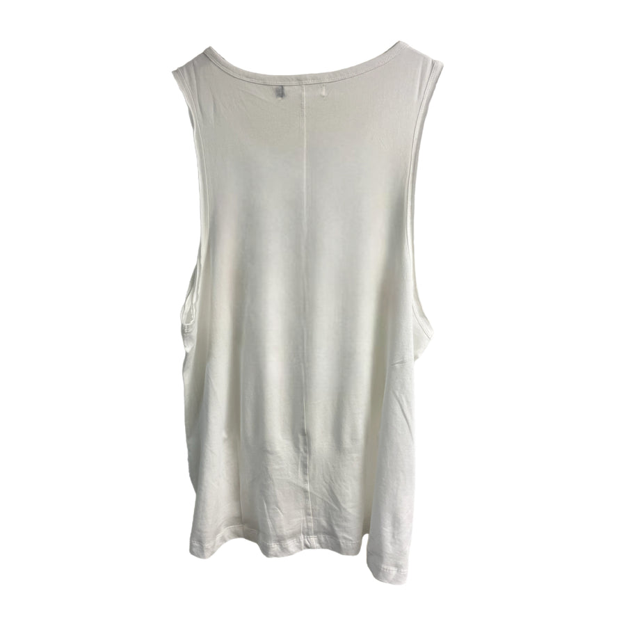 Essentials - Papa Tank - White - The Laundry Room