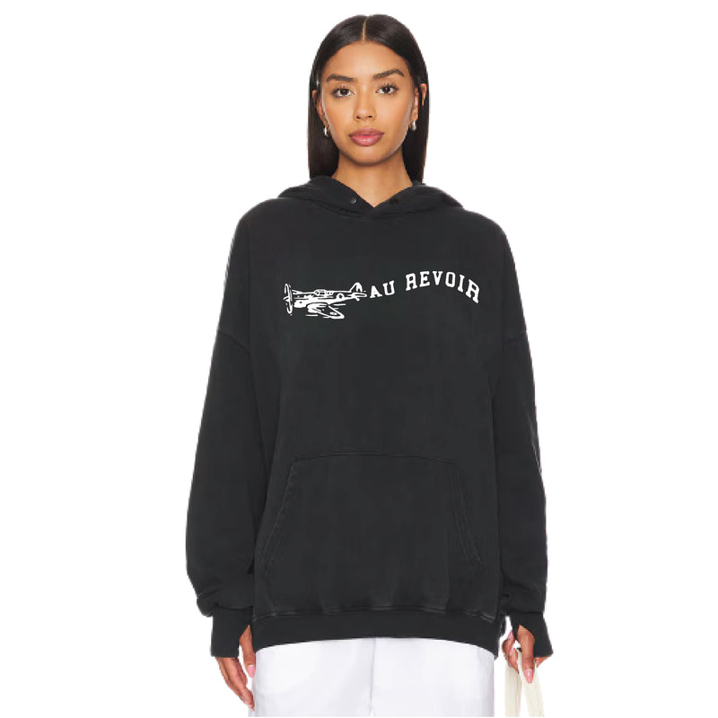 Au Revoir - Hideout Hoodie - Black Snow - The Laundry Room