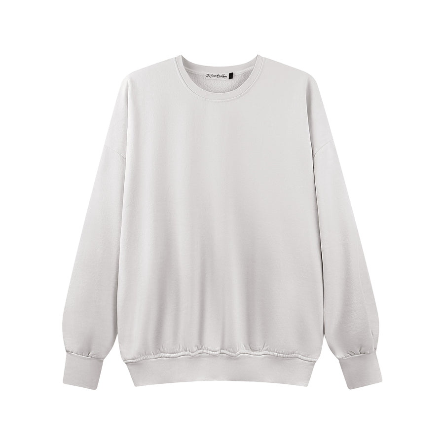 Essentials - Classic Crewneck Sweater - Bone - The Laundry Room