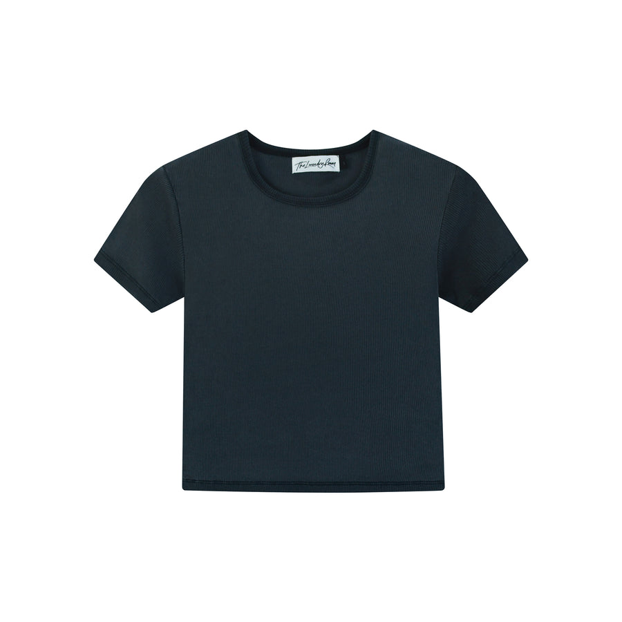 Essentials - Baby Tee - Black Snow - The Laundry Room
