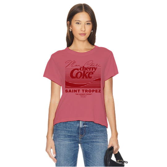 Cherry Coke Saint Tropez SMU - Perfect Tee - Vintage Red