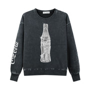 Coca Cola Disco - Classic Crewneck Sweater - Black Snow - The Laundry Room