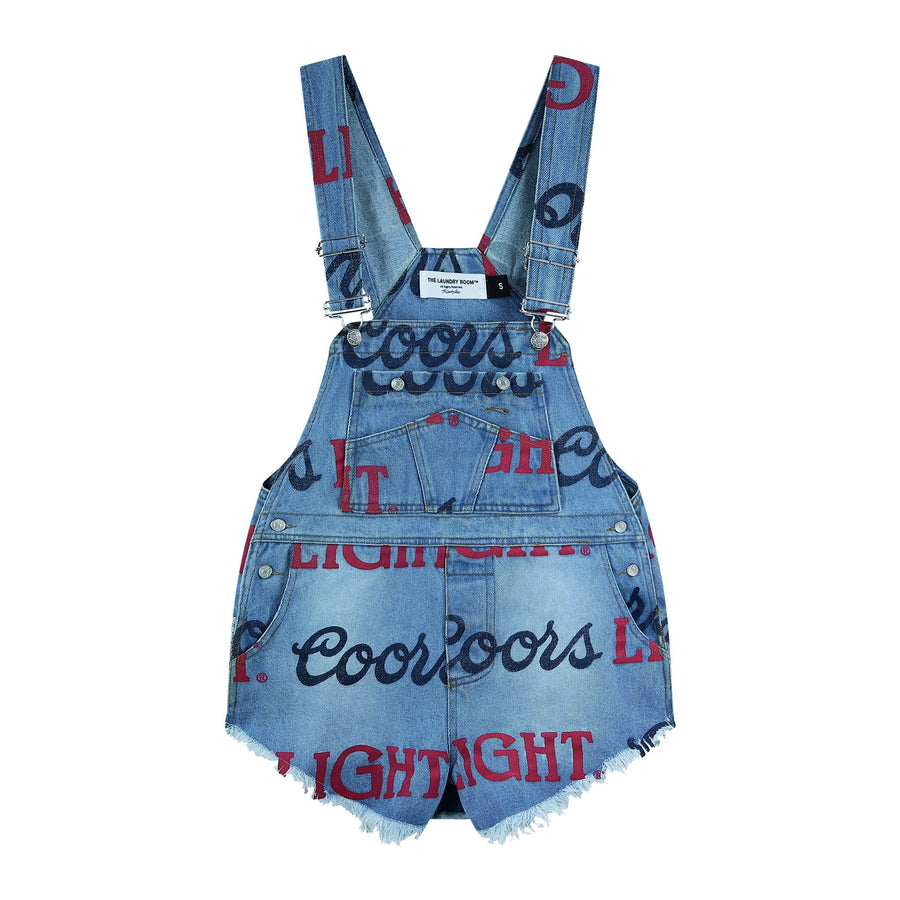 Coors Light Big Colors Logo - Printed Denim Shortall - Salton Sea - The Laundry Room