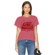 Cherry Coke Saint Tropez SMU - Perfect Tee - Vintage Red - The Laundry Room