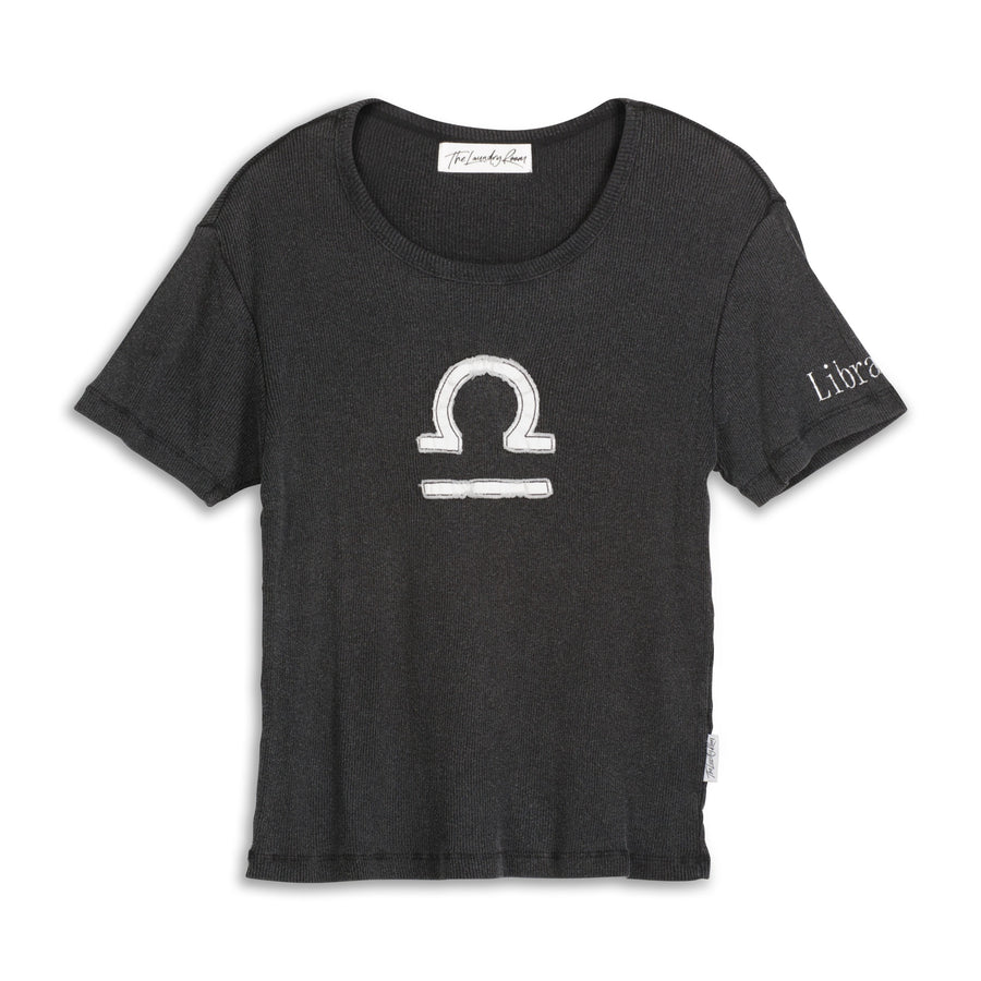 Libra Stitch - Baby Tee - Black Snow - The Laundry Room