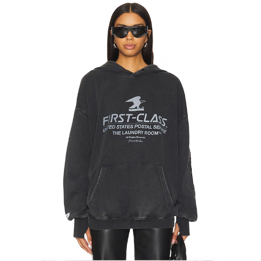 First Class Official TM - Hideout Hoodie - Black Snow - The Laundry Room