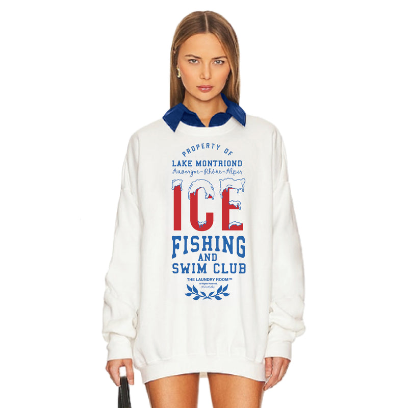ICE Fishing And Swim Club - Jump Jumper - White - The Laundry Room