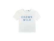 Grown Wild Denim - Baby Tee - White - The Laundry Room