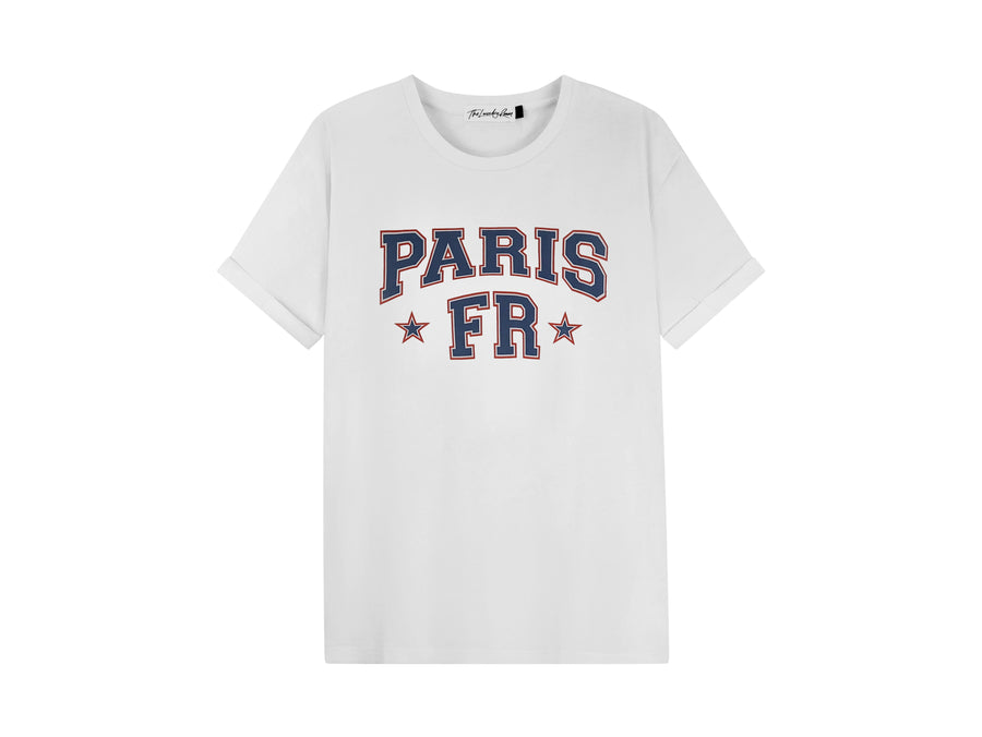 Paris FR SMU - Oversized Tee - White