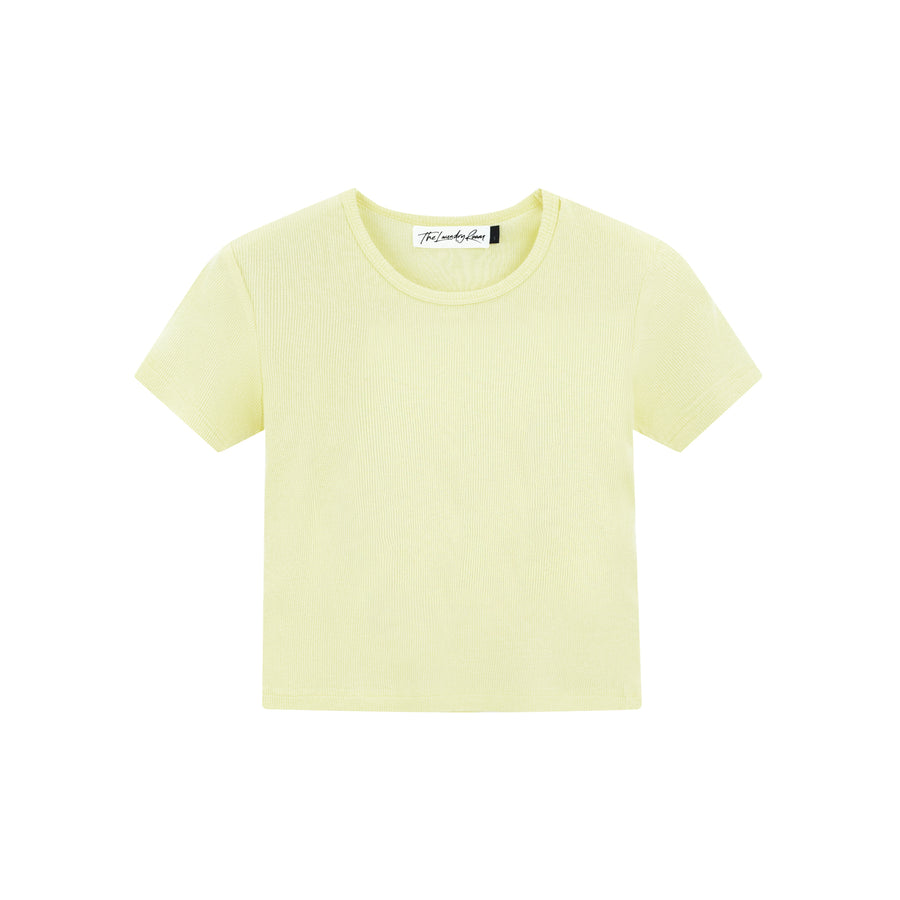 Essentials - Baby Tee - Vintage Yellow - The Laundry Room