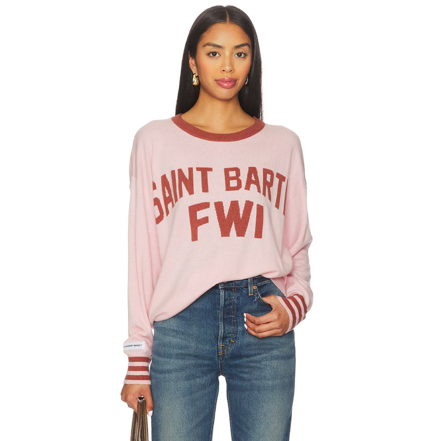 Saint Barth FWI - Cashmere Sweater - Blush Pink - The Laundry Room