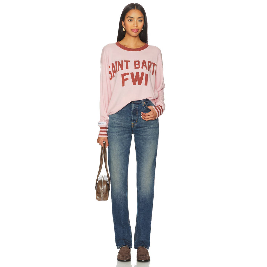 Saint Barth FWI - Cashmere Sweater - Blush Pink - The Laundry Room