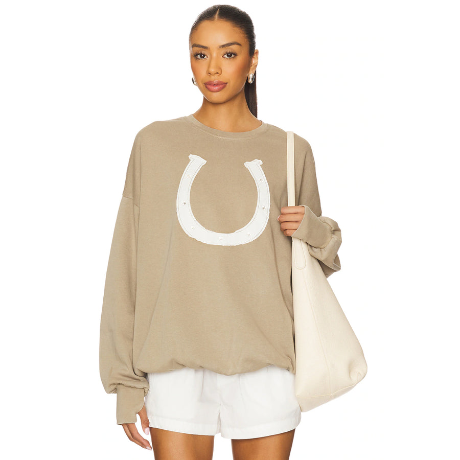 Horseshoe Patchwork - Jump Jumper - Camel Gold - The Laundry Room