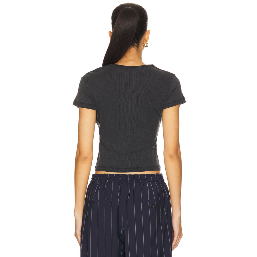 No Photos Please - Baby Tee - Black Snow