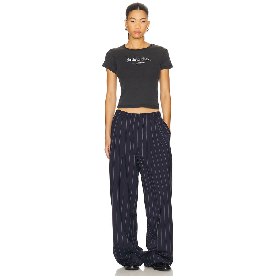 No Photos Please - Baby Tee - Black Snow