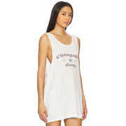 Champagne Gang - Papa Tank - White - The Laundry Room