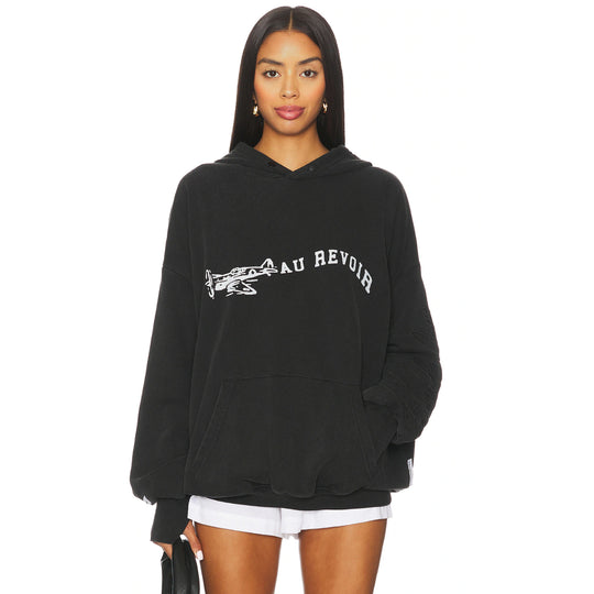 Au Revoir - Hideout Hoodie - Black Snow - The Laundry Room