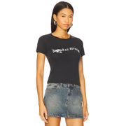 Au Revoir - Baby Tee - Black Snow - The Laundry Room