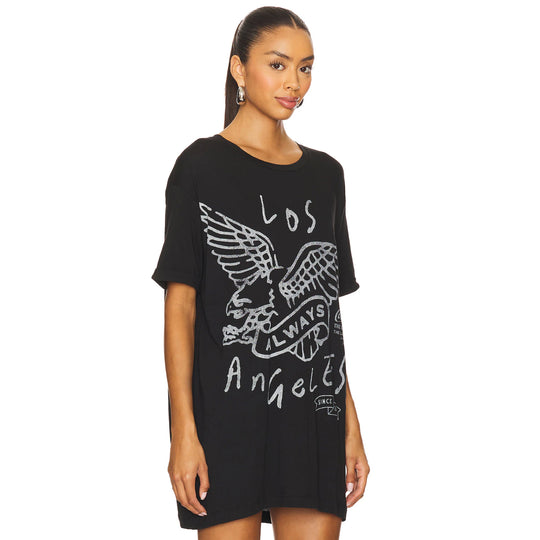 Always Los Angeles - Oversized Tee - Black - The Laundry Room