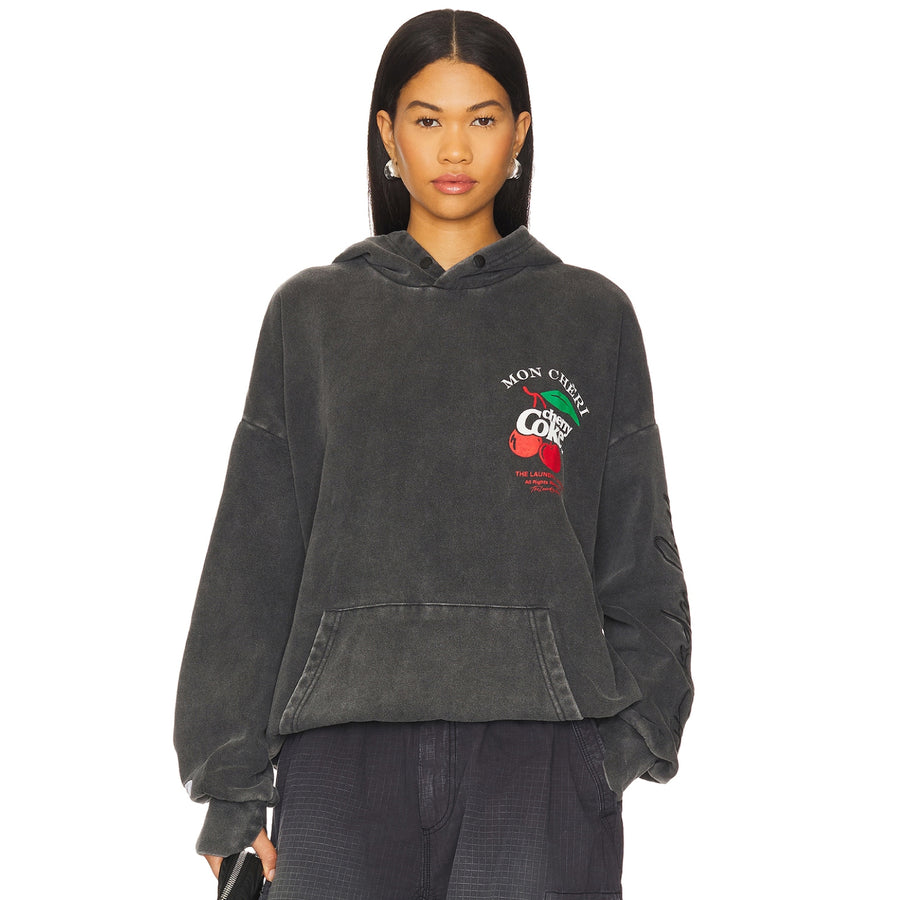 Mon Cheri Cherry Coke Branch - Hideout Hoodie - Black Snow - The Laundry Room