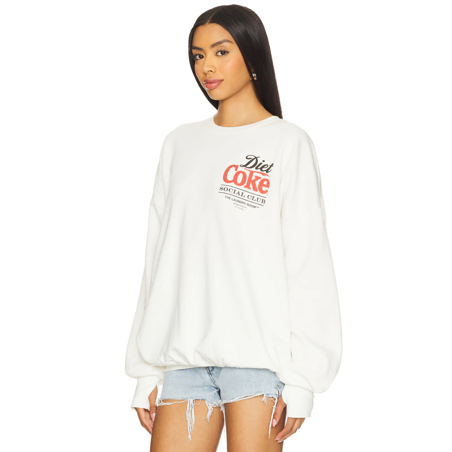 Diet Coke Social Club - Jump Jumper - White